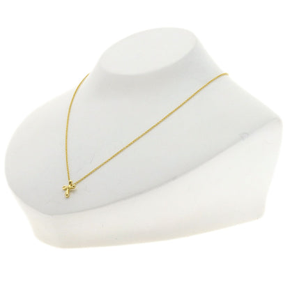 TIFFANY&Co. cross Necklace K18 Yellow Gold Ladies [Used]
