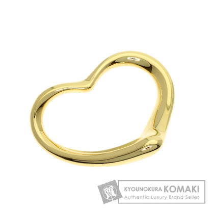 TIFFANY&Co. Open heart Pendant top K18 Yellow Gold Ladies [Used]