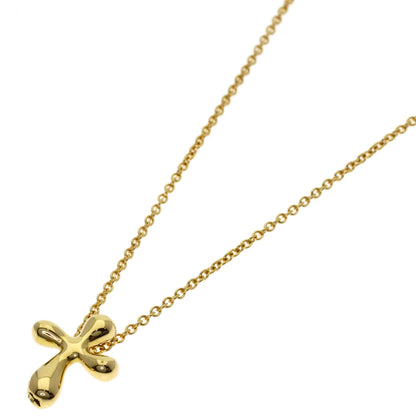TIFFANY&Co. cross Necklace K18 Yellow Gold Ladies [Used]