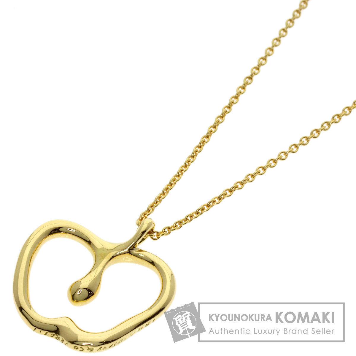 TIFFANY&Co. Apple Necklace K18 Yellow Gold Ladies [Used]