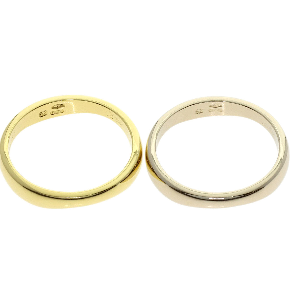 CARTIER Love Me #52 Ring K18 Yellow Gold K18 White GoldLadies [Used]