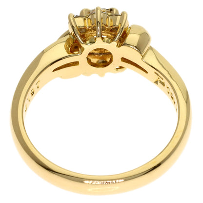 POLA Diamond Ring K18 Yellow Gold Ladies [Used]