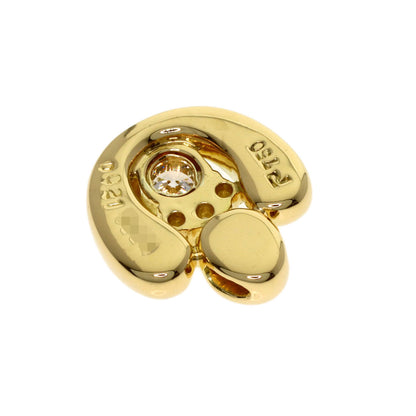 POLA Diamond Pendant top K18 Yellow Gold Ladies [Used]
