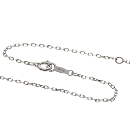 MIKIMOTO Diamond Necklace K18 White Gold Ladies [Used]