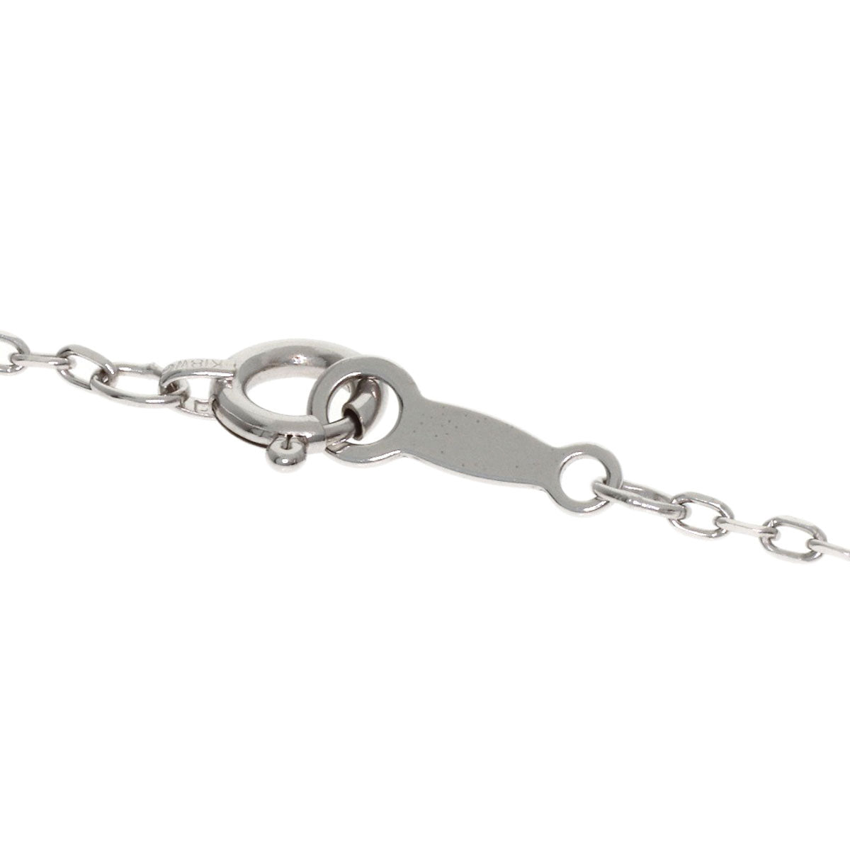 MIKIMOTO Diamond Necklace K18 White Gold Ladies [Used]