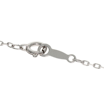 MIKIMOTO Diamond Necklace K18 White Gold Ladies [Used]