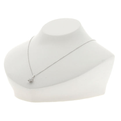 MIKIMOTO Diamond Necklace K18 White Gold Ladies [Used]