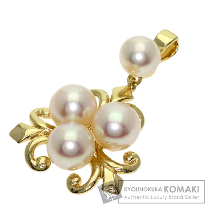 MIKIMOTO Pearl Pearl Pendant top K14 Yellow Gold Ladies [Used]