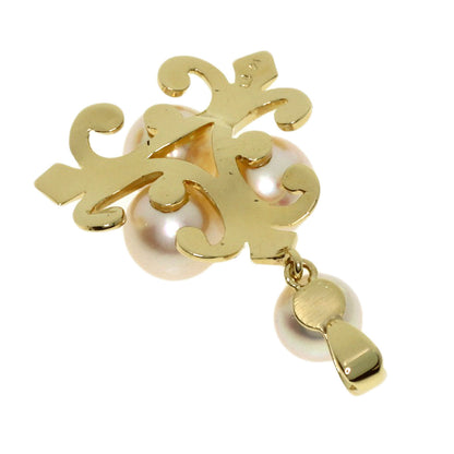 MIKIMOTO Pearl Pearl Pendant top K14 Yellow Gold Ladies [Used]