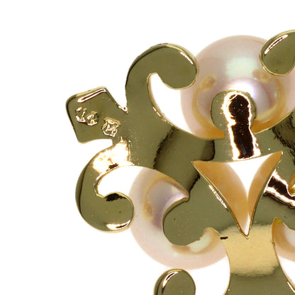 MIKIMOTO Pearl Pearl Pendant top K14 Yellow Gold Ladies [Used]