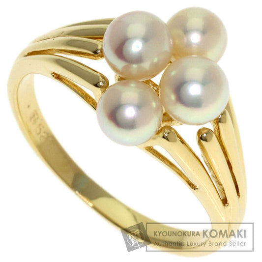 MIKIMOTO Pearl Pearl Ring K14 Yellow Gold Ladies [Used]
