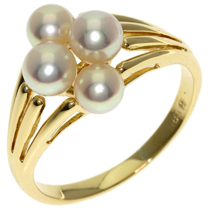 MIKIMOTO Pearl Pearl Ring K14 Yellow Gold Ladies [Used]