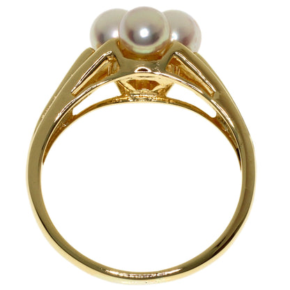 MIKIMOTO Pearl Pearl Ring K14 Yellow Gold Ladies [Used]