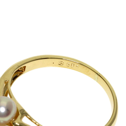 MIKIMOTO Pearl Pearl Ring K14 Yellow Gold Ladies [Used]
