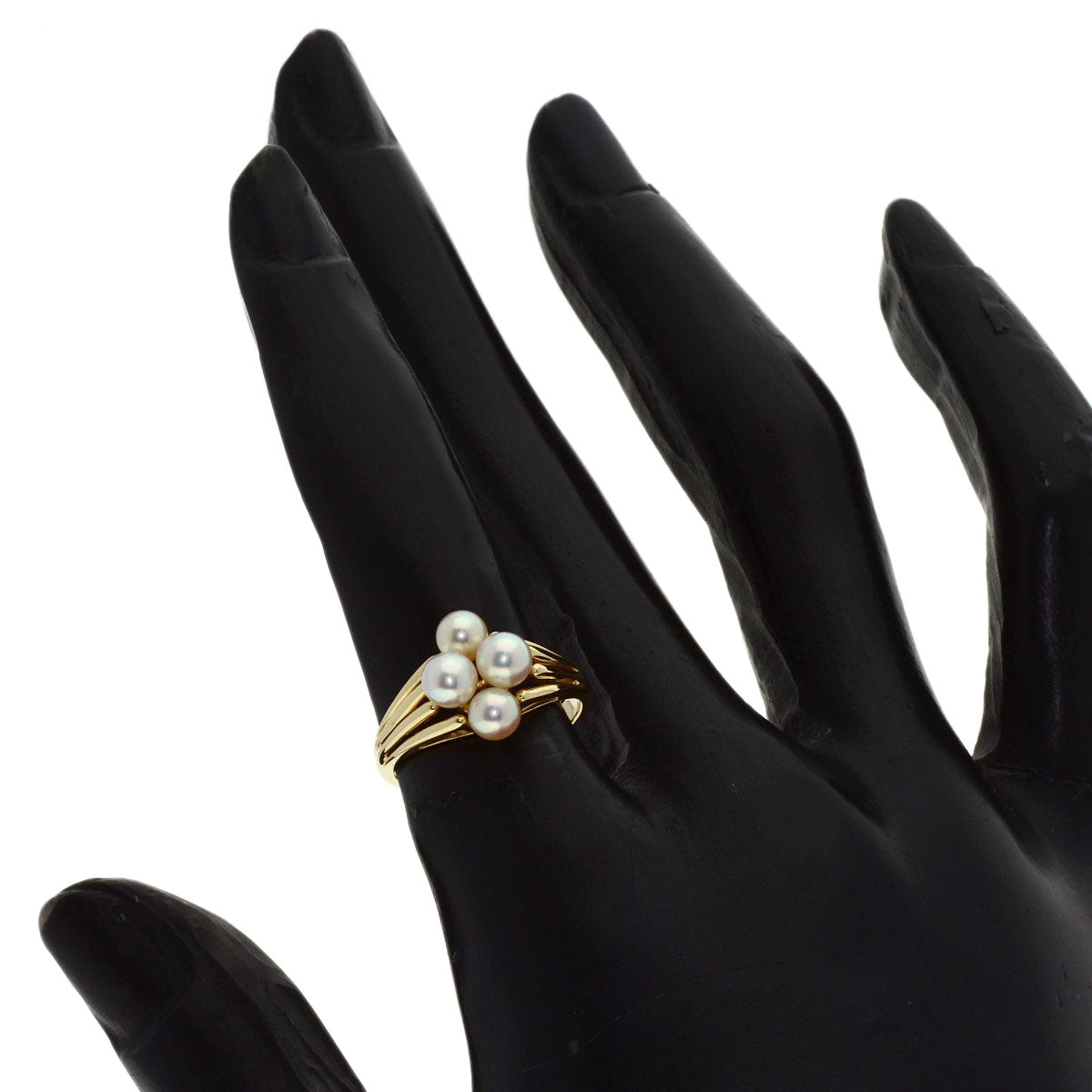 MIKIMOTO Pearl Pearl Ring K14 Yellow Gold Ladies [Used]