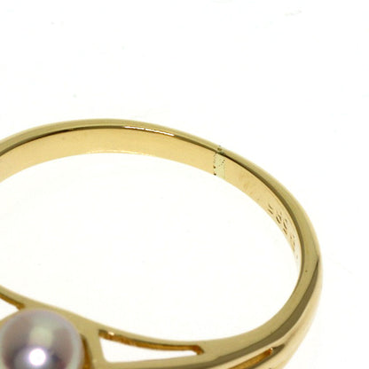 MIKIMOTO Pearl Pearl Ring K14 Yellow Gold Ladies [Used]