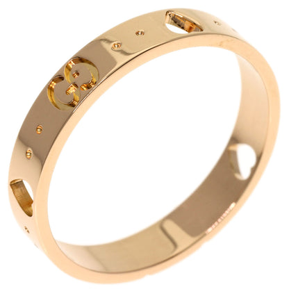 GUCCI Icon Amor #21 Ring K18 Pink Gold Ladies [Used]