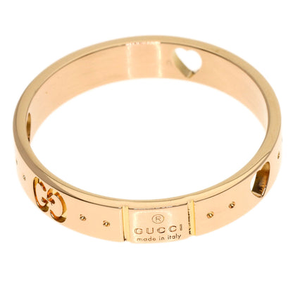 GUCCI Icon Amor #21 Ring K18 Pink Gold Ladies [Used]
