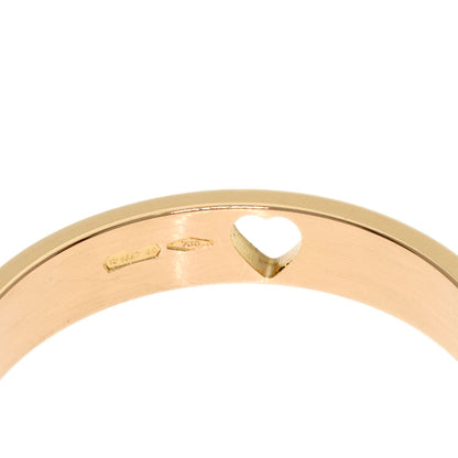 GUCCI Icon Amor #21 Ring K18 Pink Gold Ladies [Used]