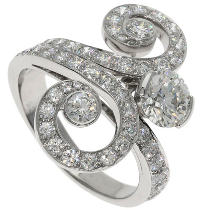 CARTIER Apsara Diamond Ring K18 White Gold Ladies [Used]