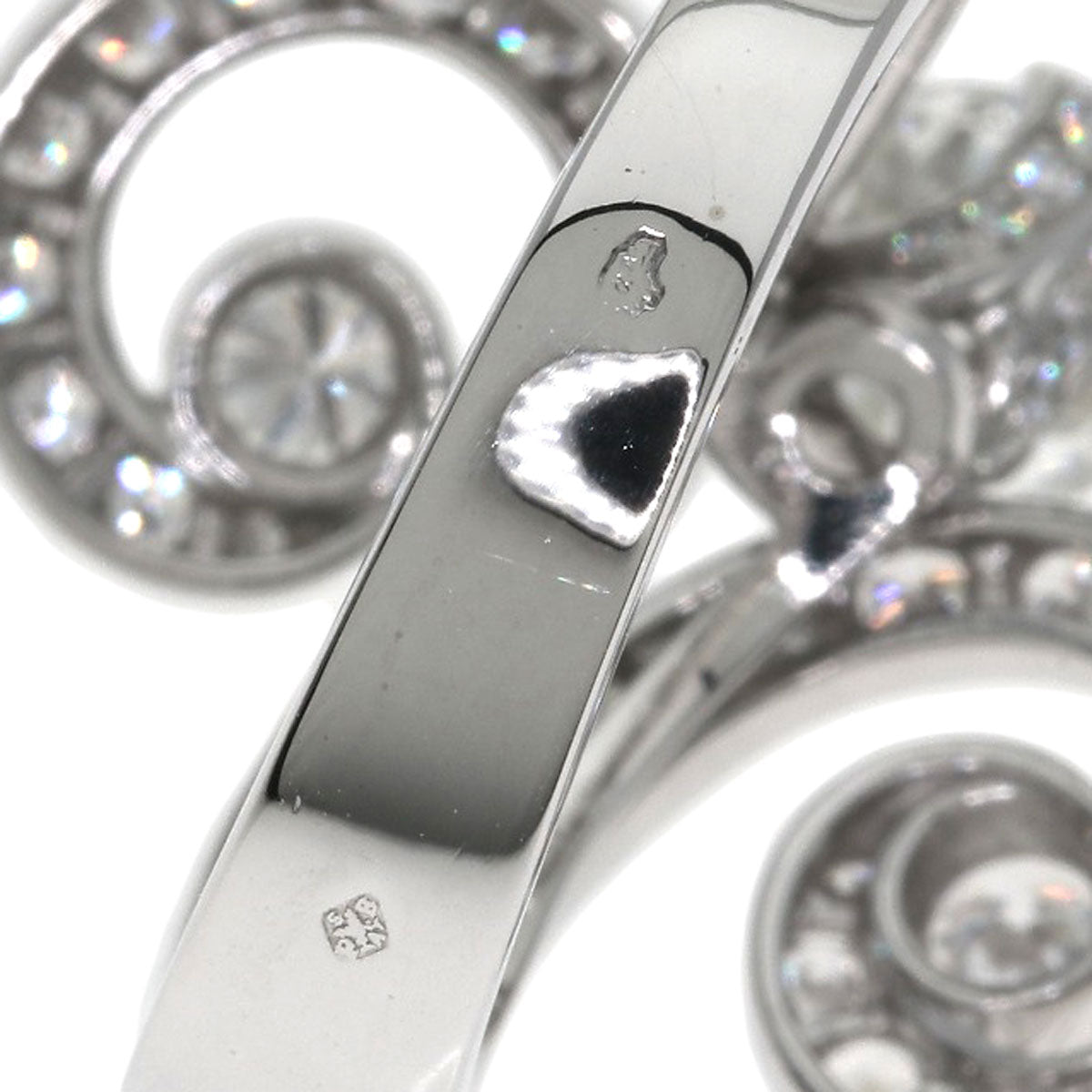 CARTIER Apsara Diamond Ring K18 White Gold Ladies [Used]