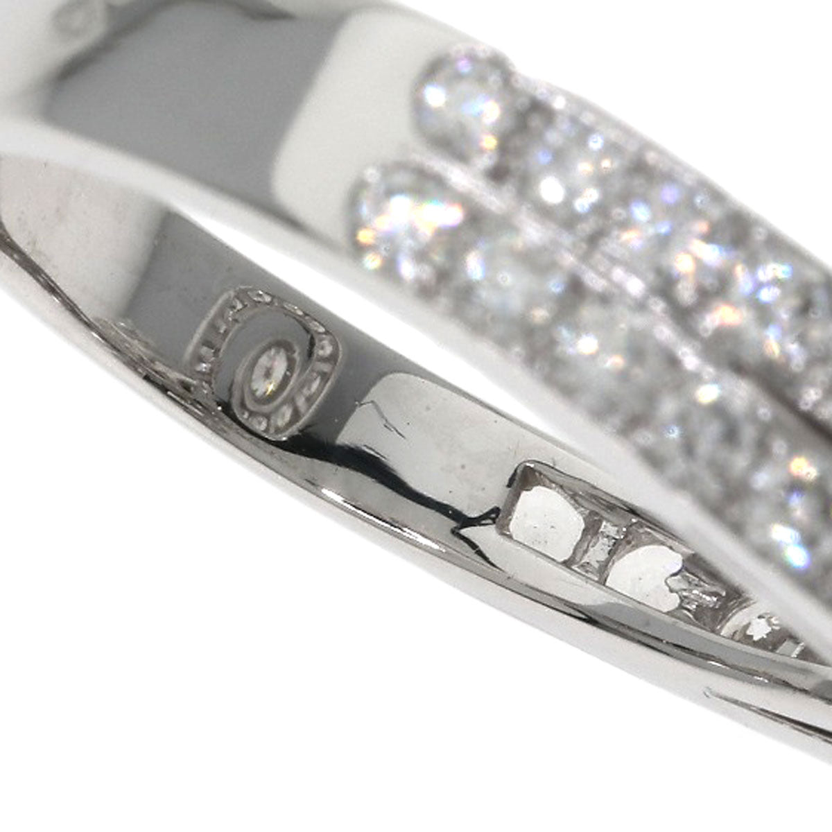 CARTIER Apsara Diamond Ring K18 White Gold Ladies [Used]