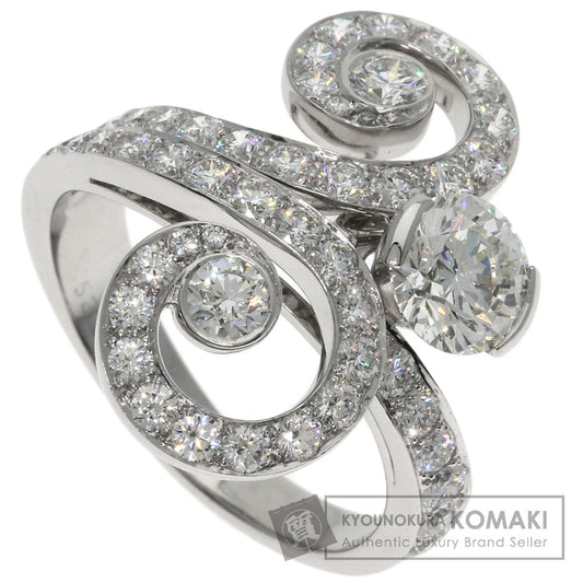 CARTIER Apsara Diamond Ring K18 White Gold Ladies [Used]