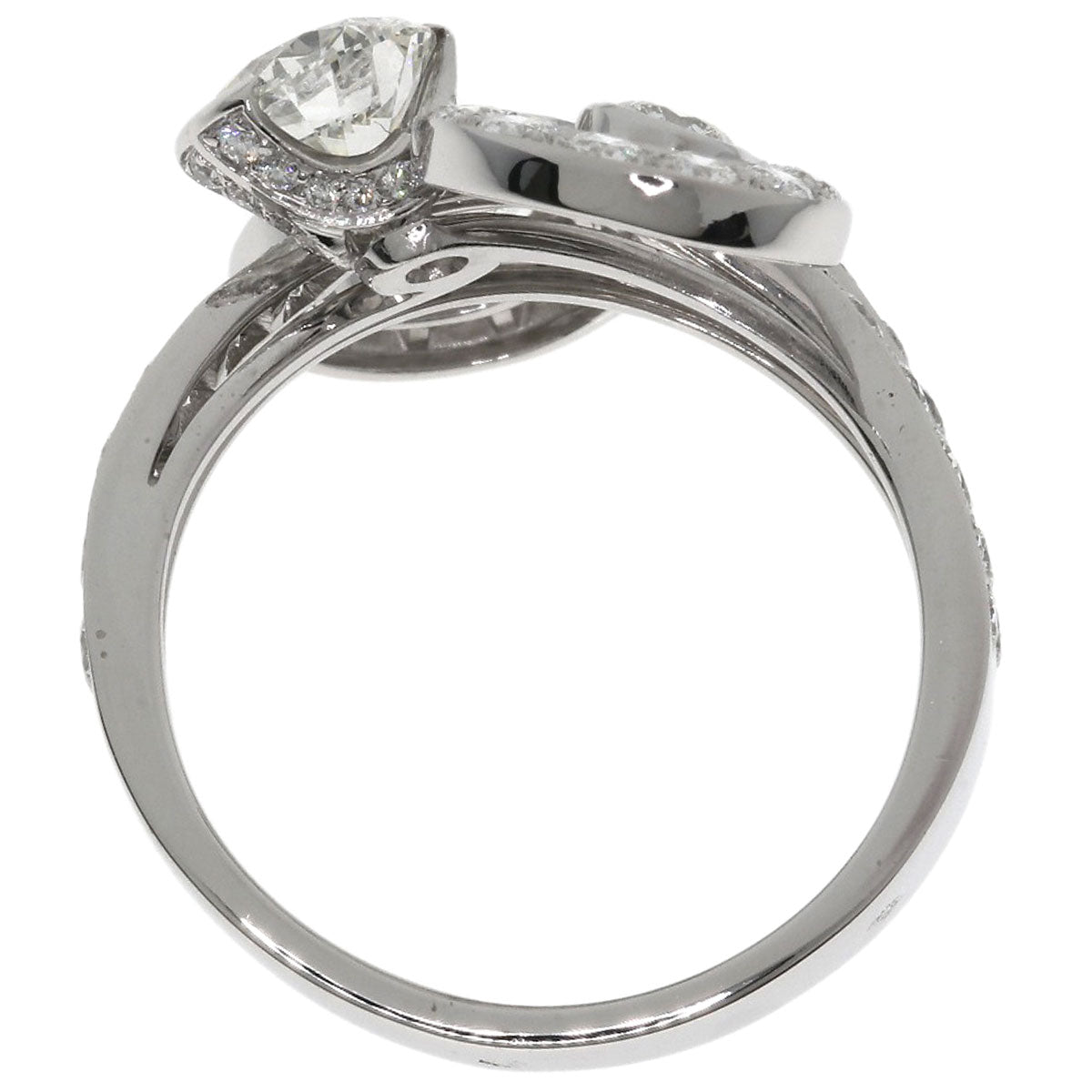 CARTIER Apsara Diamond Ring K18 White Gold Ladies [Used]