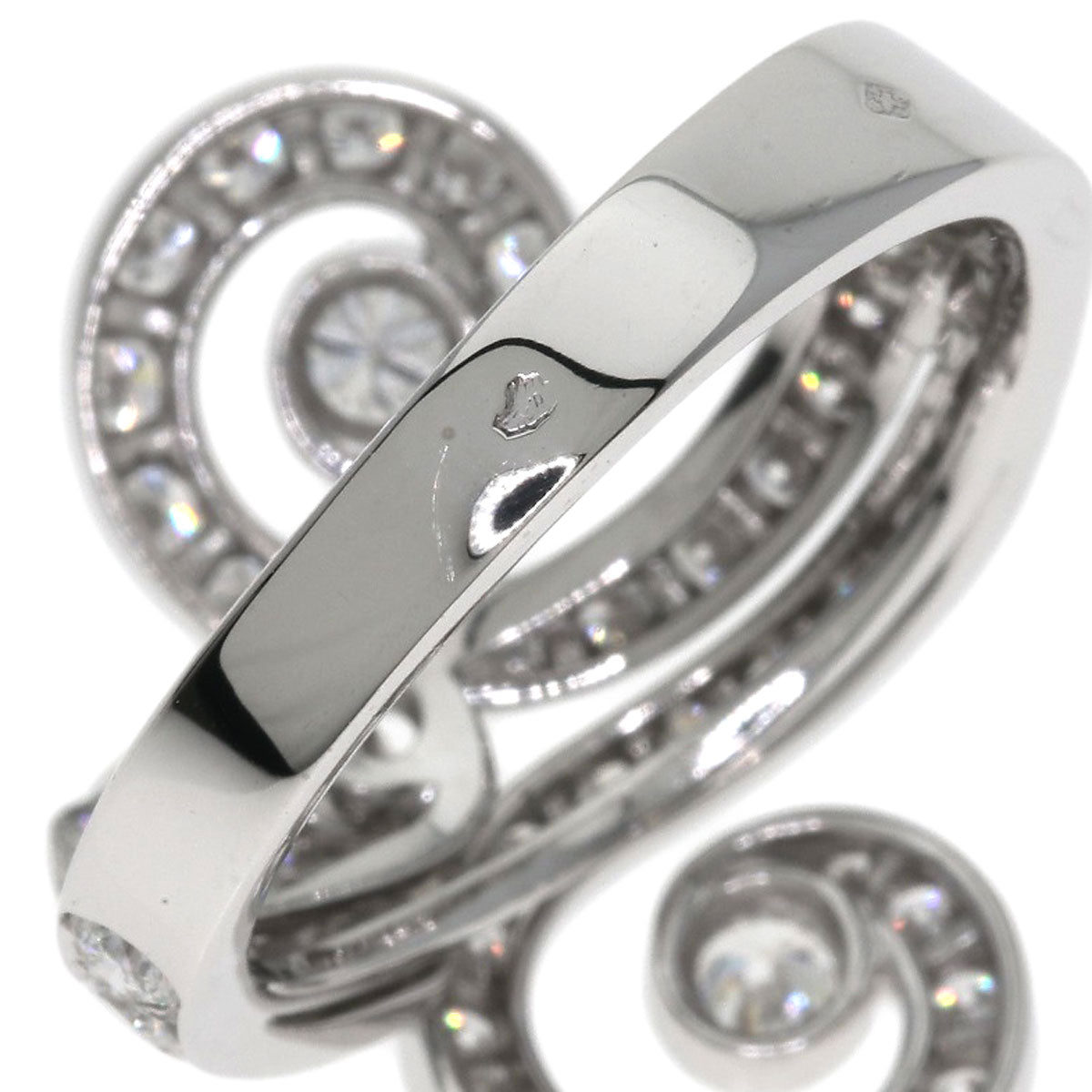 CARTIER Apsara Diamond Ring K18 White Gold Ladies [Used]