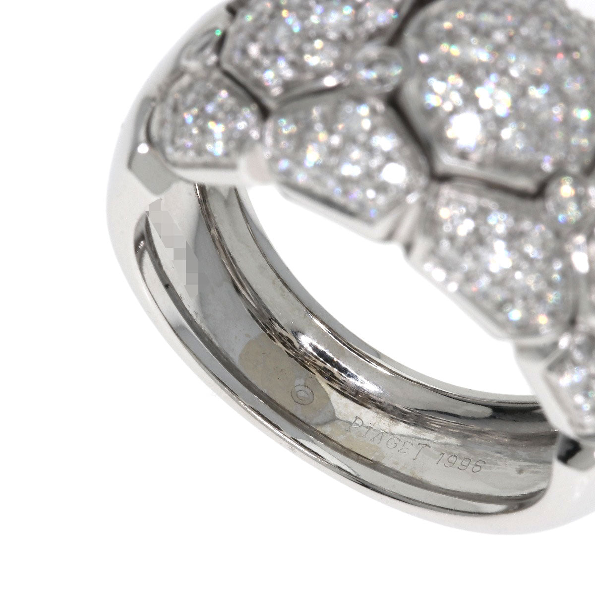PIAGET Gransea Diamond #55 Ring K18 White Gold Ladies [Used]