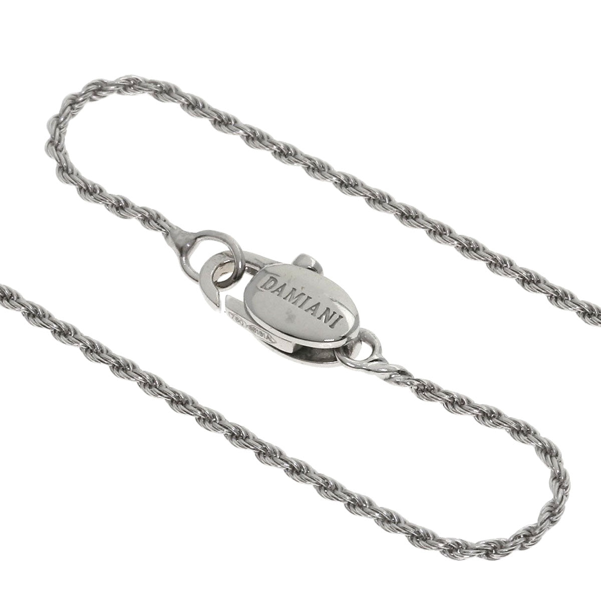 Damiani Bell Epoch Sapphire Diamond Necklace K18 White Gold Ladies [Used]