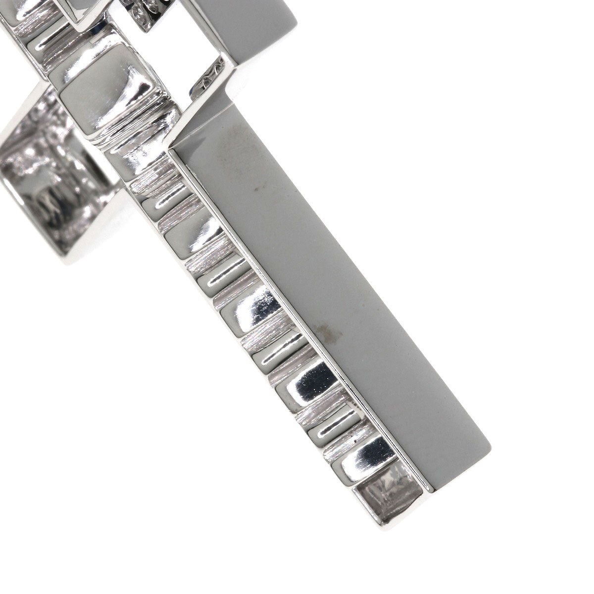Damiani Bell Epoch Sapphire Diamond Necklace K18 White Gold Ladies [Used]