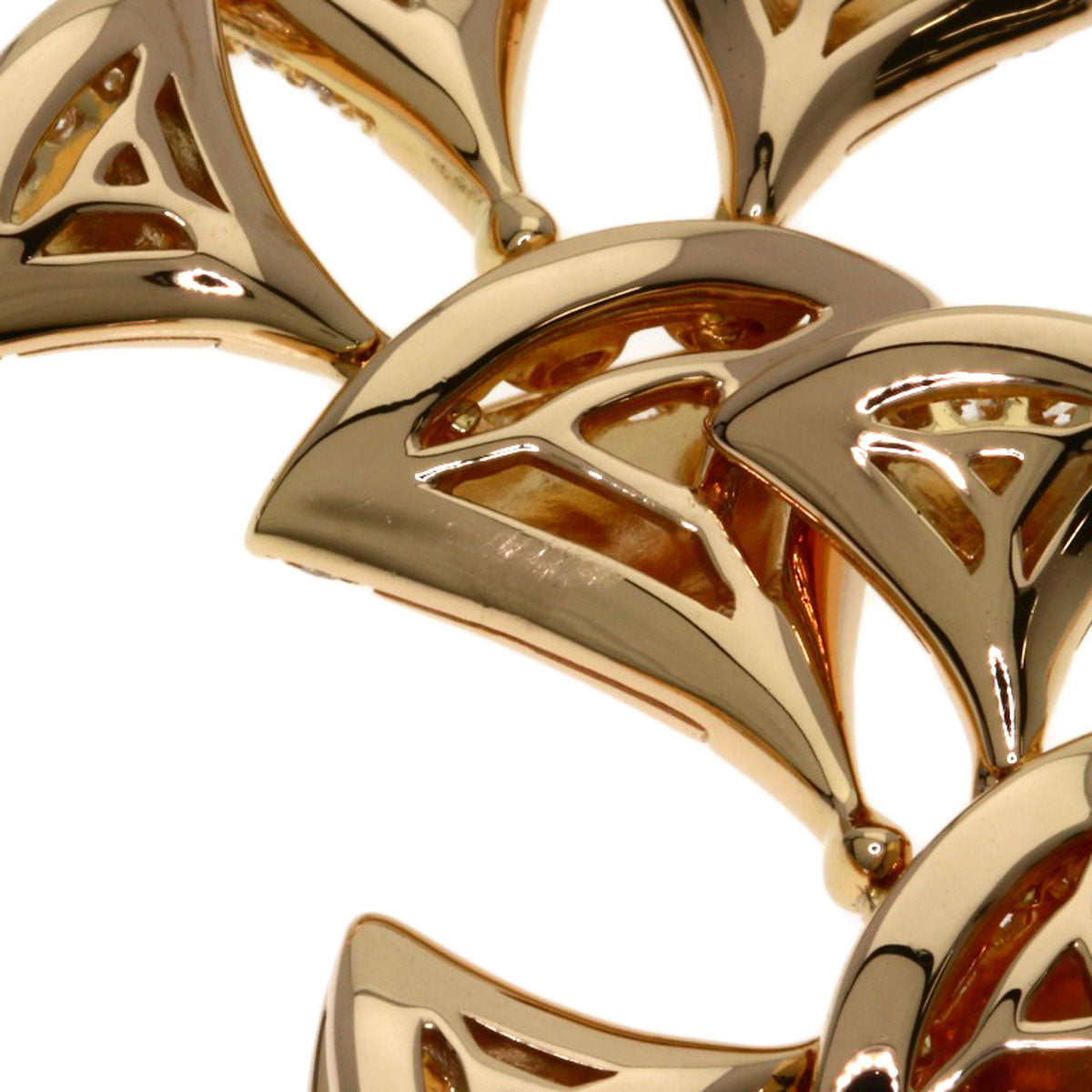 BVLGARI Diva Dream Diamond Necklace K18 Pink Gold Ladies [Used]