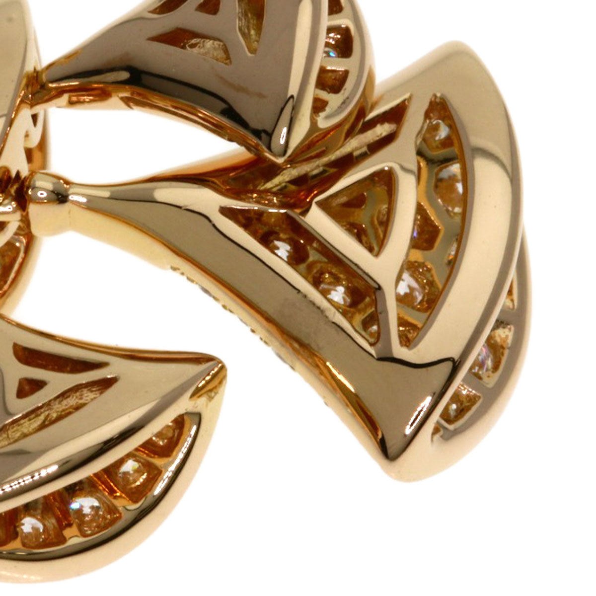 BVLGARI Diva Dream Diamond Necklace K18 Pink Gold Ladies [Used]