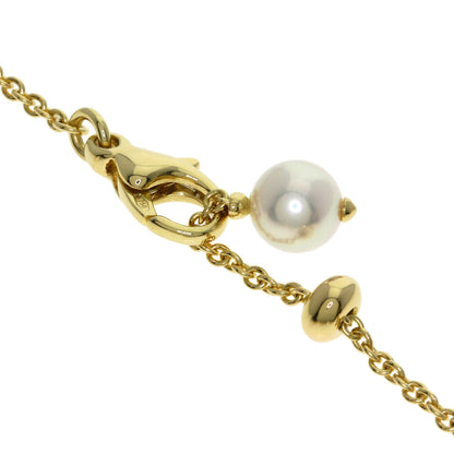 BVLGARI Allegra Pearl Pearl Multistone Necklace K18 Yellow Gold Ladies [Used]