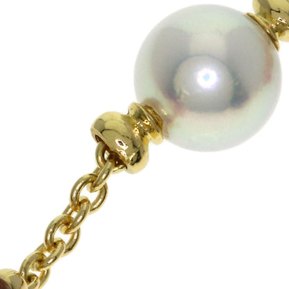 BVLGARI Allegra Pearl Pearl Multistone Necklace K18 Yellow Gold Ladies [Used]
