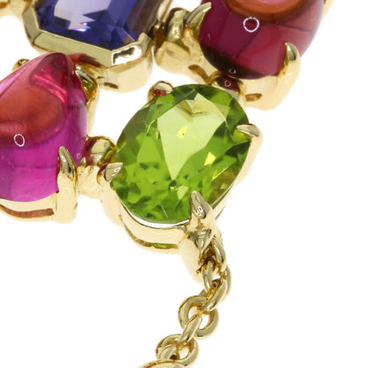 BVLGARI Allegra Pearl Pearl Multistone Necklace K18 Yellow Gold Ladies [Used]