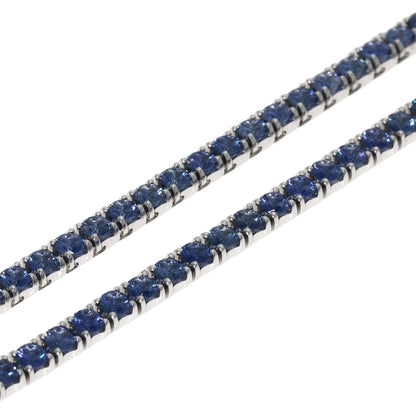 CARTIER Essential Line Sapphire Necklace K18 White Gold Ladies [Used]
