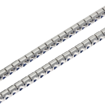 CARTIER Essential Line Sapphire Necklace K18 White Gold Ladies [Used]
