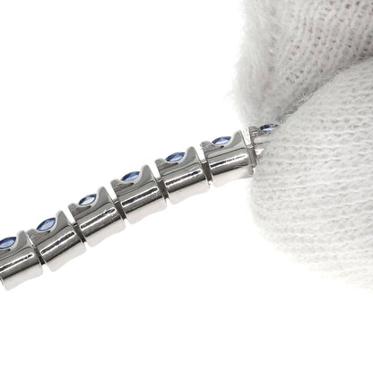 CARTIER Essential Line Sapphire Necklace K18 White Gold Ladies [Used]