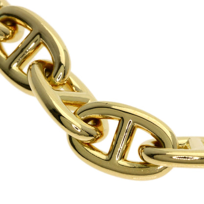 HERMES Chaine d'Ancre (17 panels) Bracelet K18 Yellow Gold Ladies [Used]