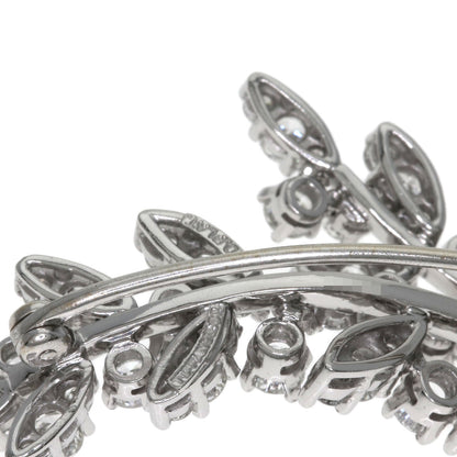 TIFFANY&Co. Leaf motif Diamond Brooch Platinum Ladies [Used]