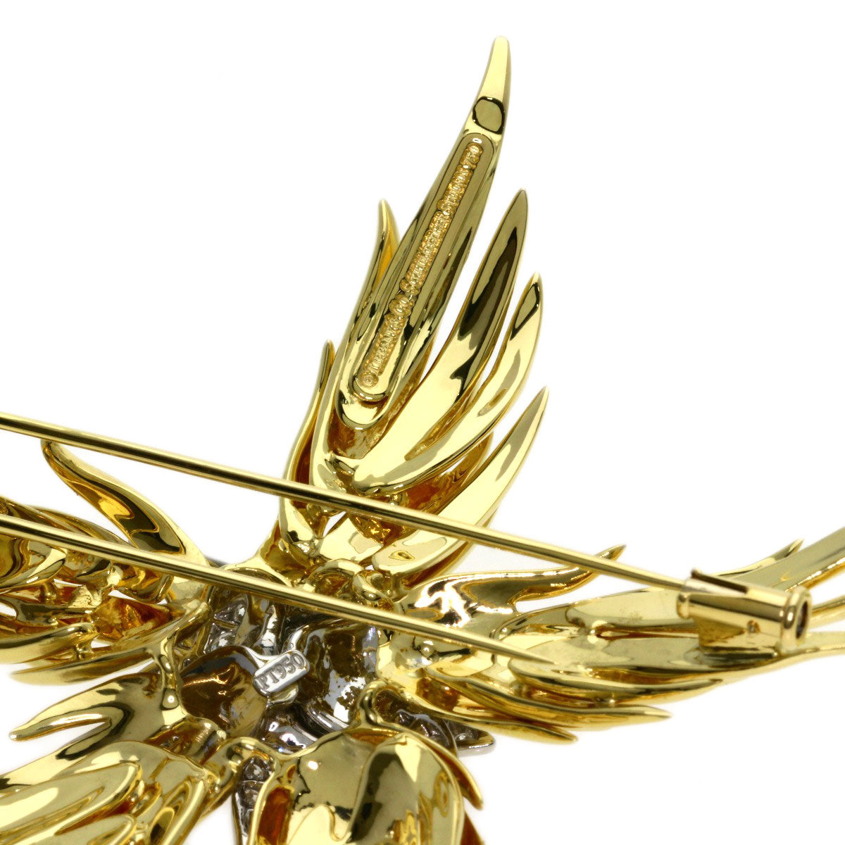 TIFFANY&Co. Jean Schlumberger Diamond Brooch K18 Yellow Gold Ladies [Used]