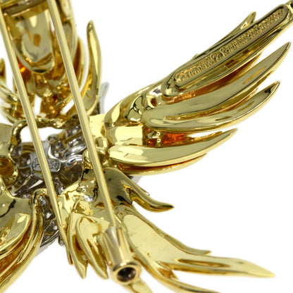TIFFANY&Co. Jean Schlumberger Diamond Brooch K18 Yellow Gold Ladies [Used]