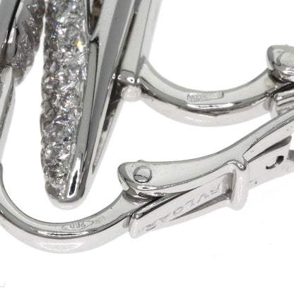 BVLGARI Diamond Earring K18 White Gold Ladies [Used]