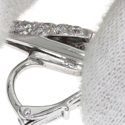 BVLGARI Diamond Earring K18 White Gold Ladies [Used]