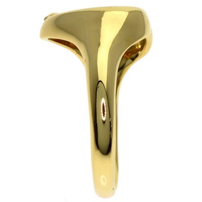 TIFFANY&Co. Ribbon heart Ring K18 Yellow Gold Ladies [Used]