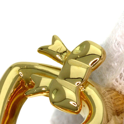 TIFFANY&Co. Ribbon heart Ring K18 Yellow Gold Ladies [Used]