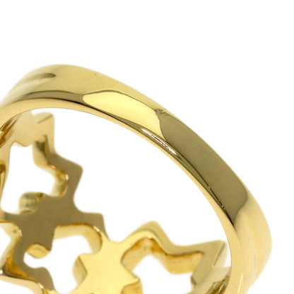 TIFFANY&Co. Triple star Ring K18 Yellow Gold Ladies [Used]