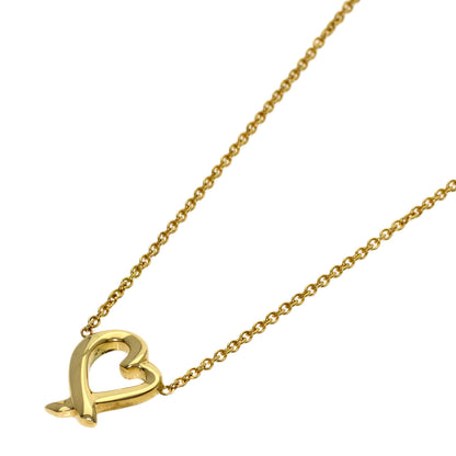 TIFFANY&Co. Loving heart Necklace K18 Yellow Gold Ladies [Used]